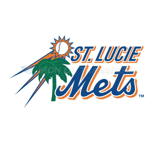 St Lucie Mets Iron-on Stickers (Heat Transfers)NO.7919